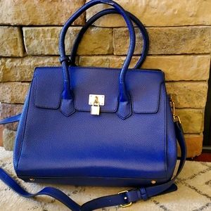Blue boutique purse. 16"x13"x5"